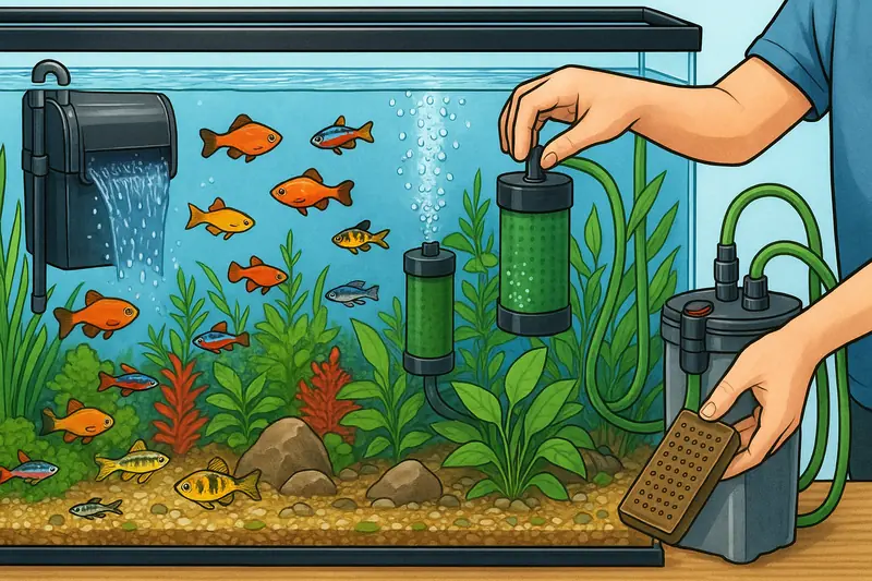 manutenzione acquario