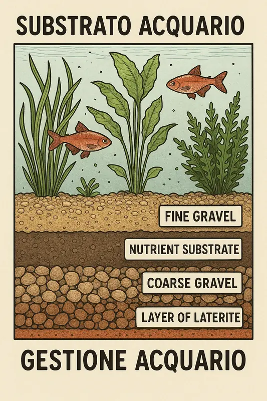 substrato acquario