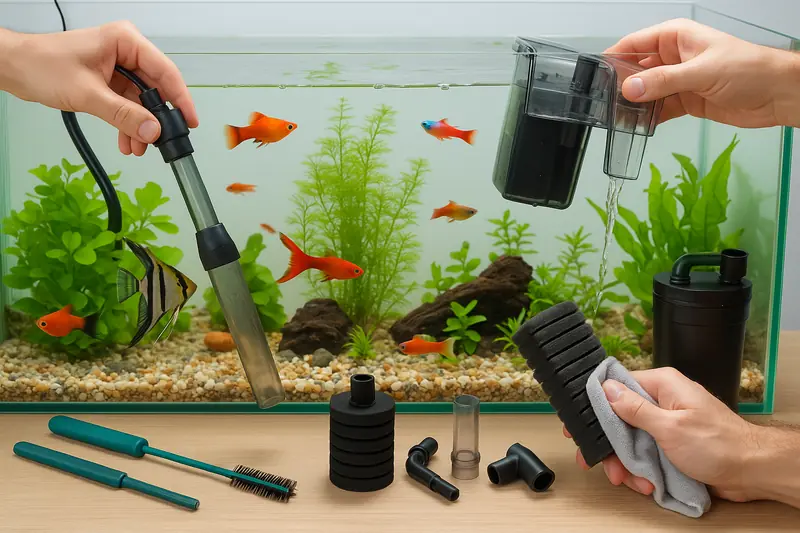 manutenzione acquario