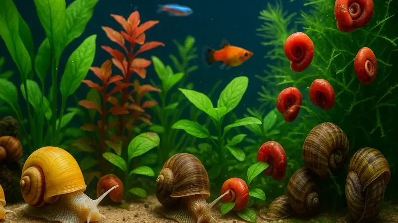 Crescita delle Lumache in Acquario: Amiche o Nemiche del Tuo Ecosistema?