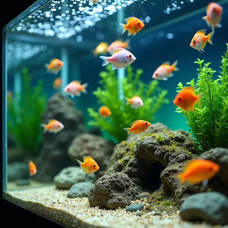 acquario quarantena