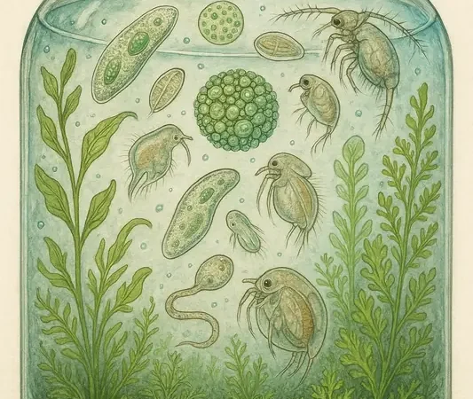 Piccoli Mondi Sottovetro: Scopri i Micro-Organismi Essenziali per il Tuo Acquario