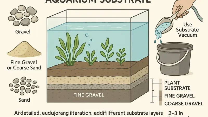 Scopri i misteri del fondo: come gestire e scegliere il substrato ideale per il tuo acquario