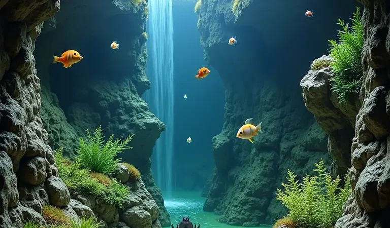 L’Acquario e la Speleologia: Ricreare Grotte Sotterranee per Pesci e Invertebrati
