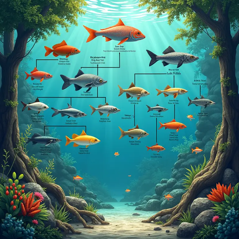 acquario genealogia pesci