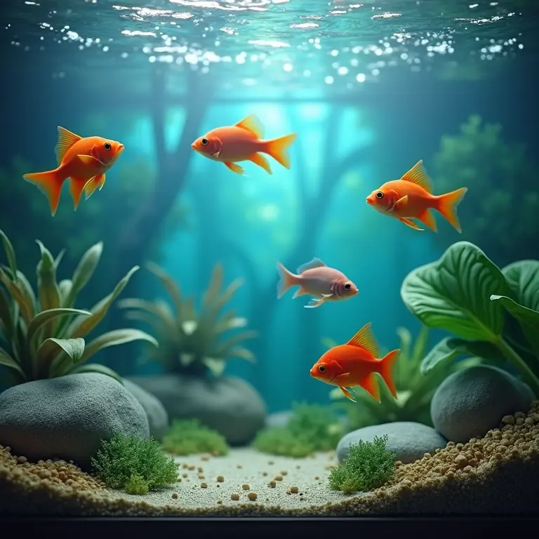 riduzione stress acquario