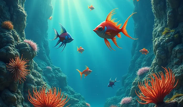 L’Acquario e la Calligrafia: Armonia Visiva tra Lettere e Vita Acquatica