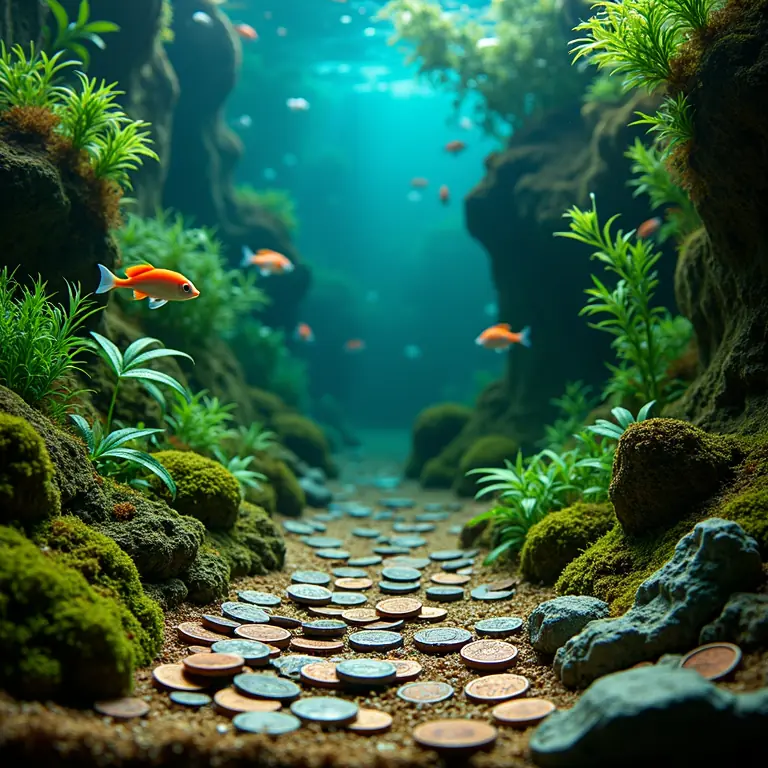 acquariofilia numismatica