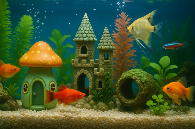 decorazioni acquario