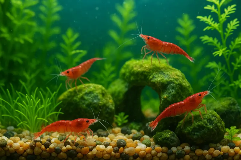 gamberetti d'acquario