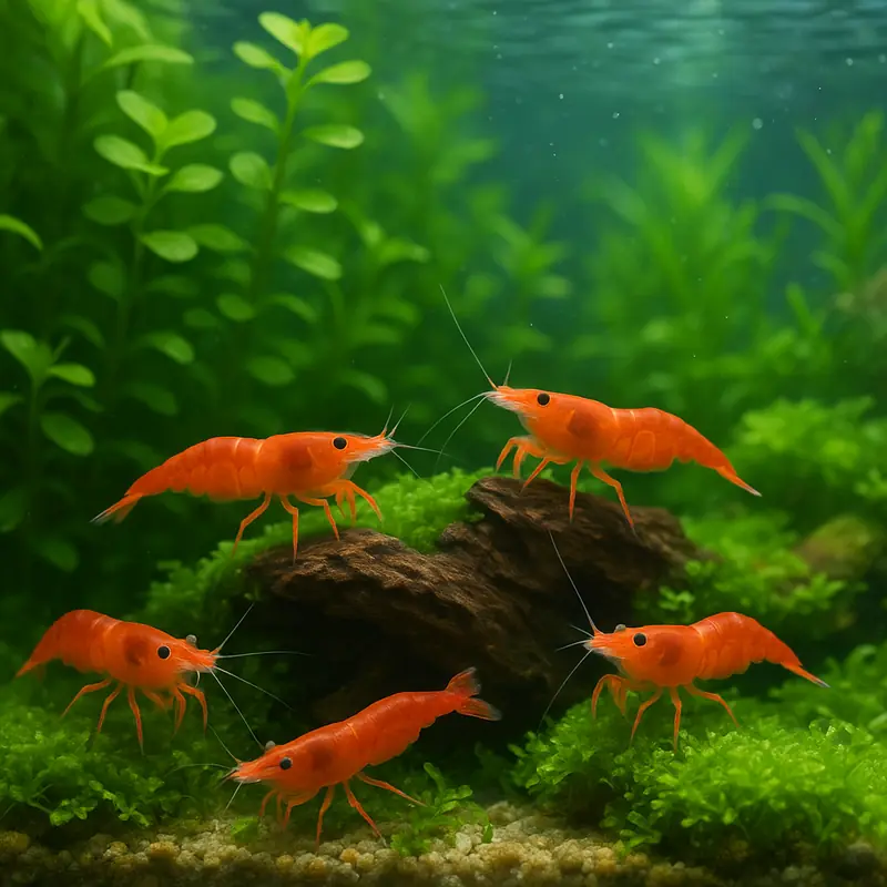 gamberetti d'acquario