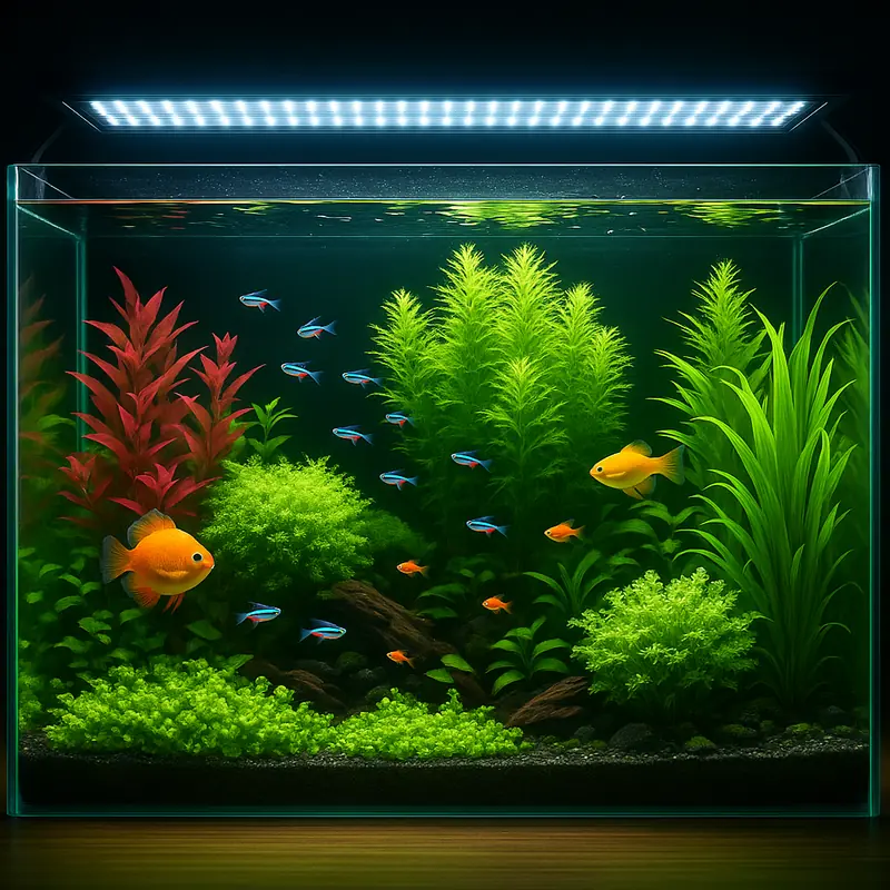 illuminazione acquario