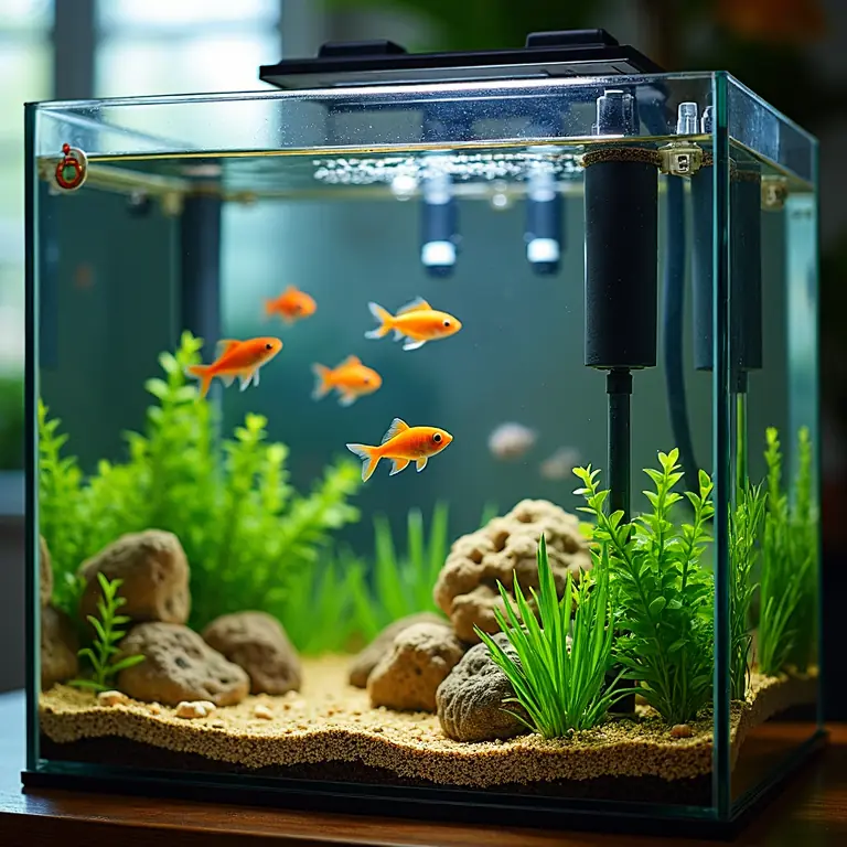 acquario quarantena